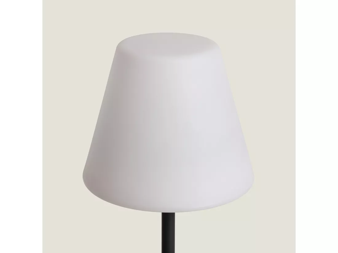 Lampadaire LED Extérieur Solaire Métal Larso 3000K Blanc chaud
