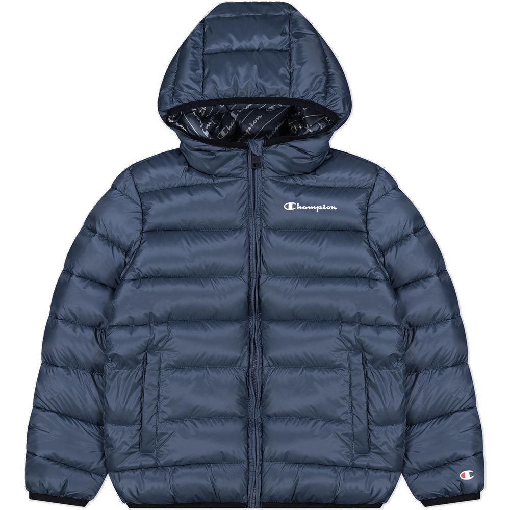 Champion Hooded Jacke Kinder navy blue