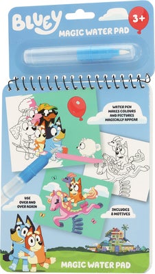 Bluey Magic Water Fargeleggingsbok