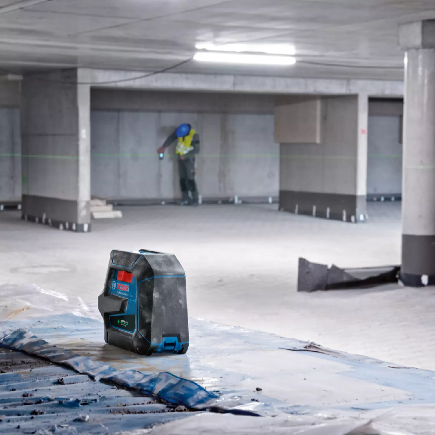 Bosch GCL 2-50 G Kruislijnlaser   houder   statief in opbergetui - 15 m