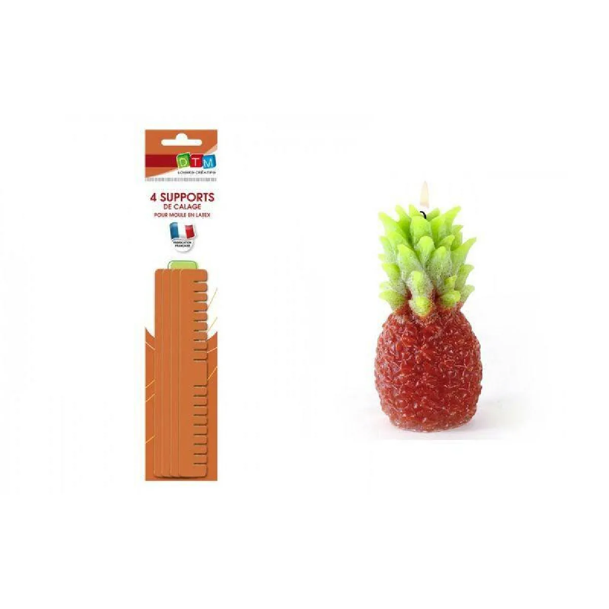 Graines Créatives Moule bougie Ananas