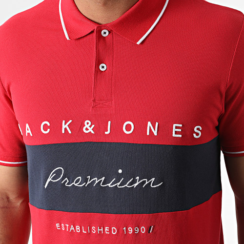 Polo Manches Courtes Bladuo Rouge
