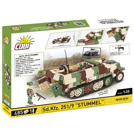 Cobi 2283 Historical Collection - Sd.Kfz. 251/9 Stummel