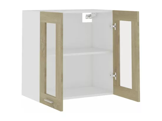 Armoire en verre suspendue 