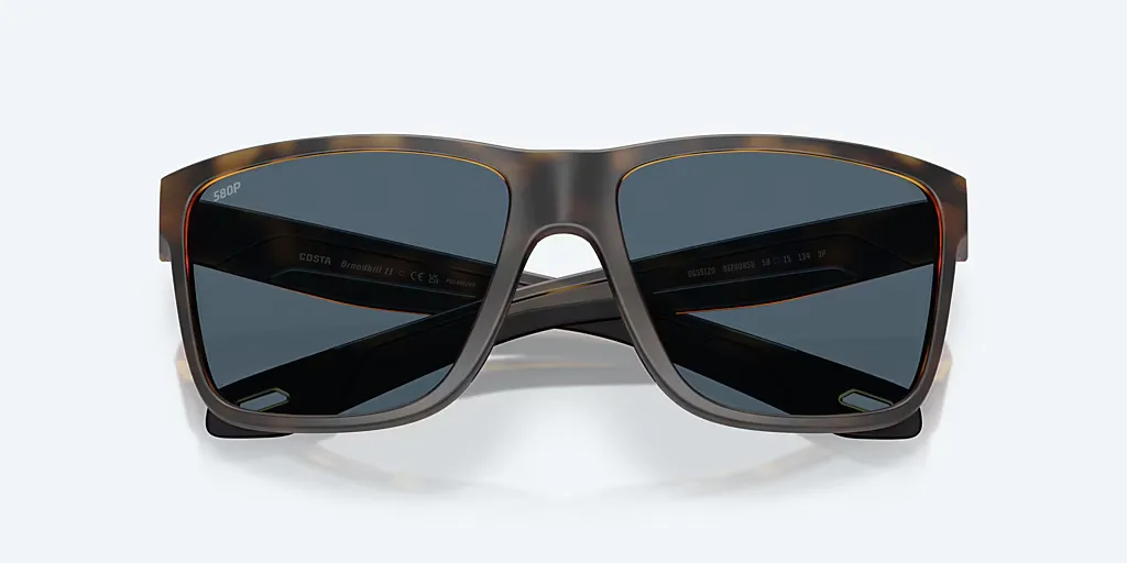 Costa Del Mar Broadbill II Grey 580P/Matte Tortoise