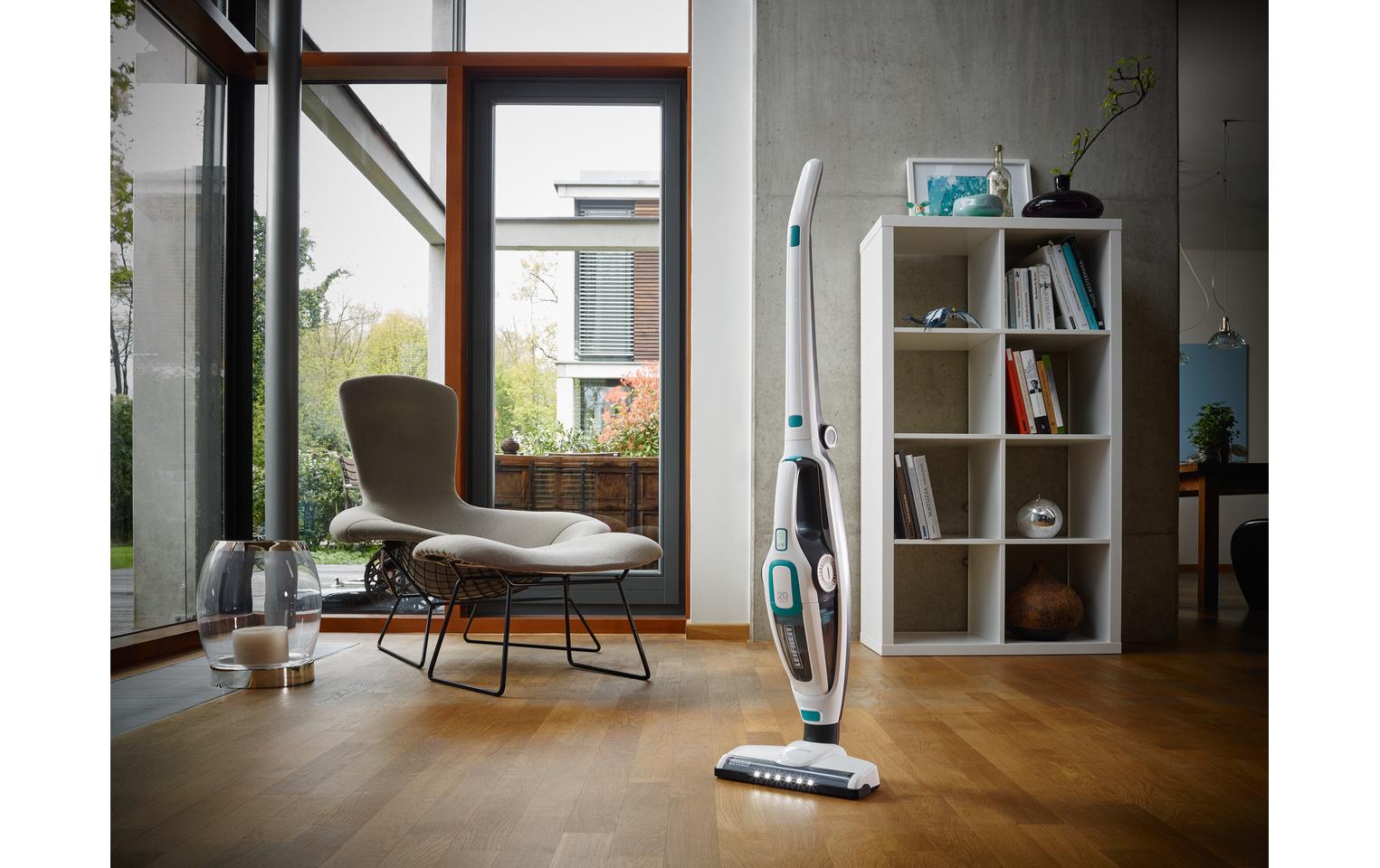 Akku-Hand- und Stielsauger Regulus PowerVac 2in1 Weiss<br>Kabelloser Staubsauger