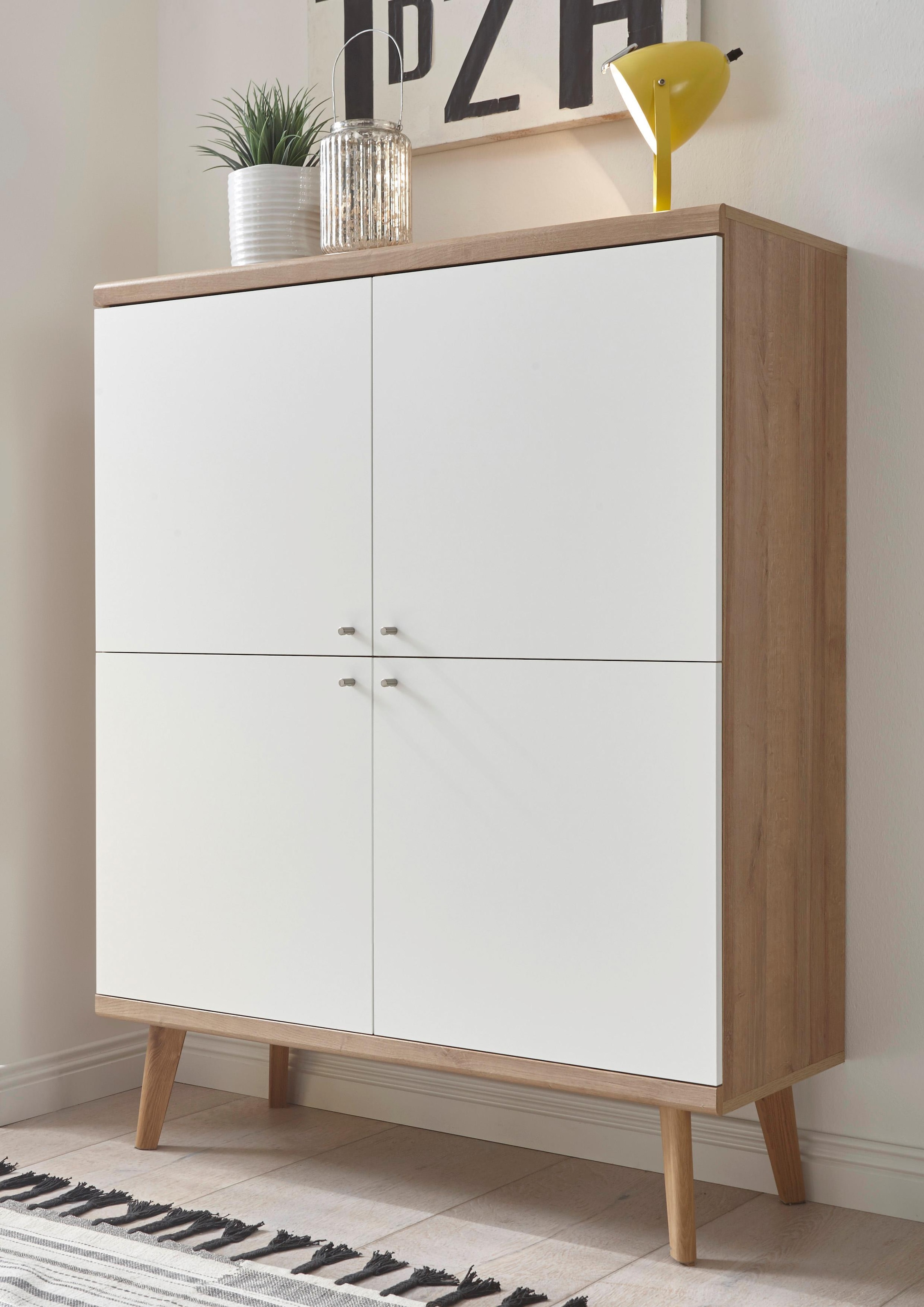 andas Highboard »Merle« Scandi Design, Breite 107 cm