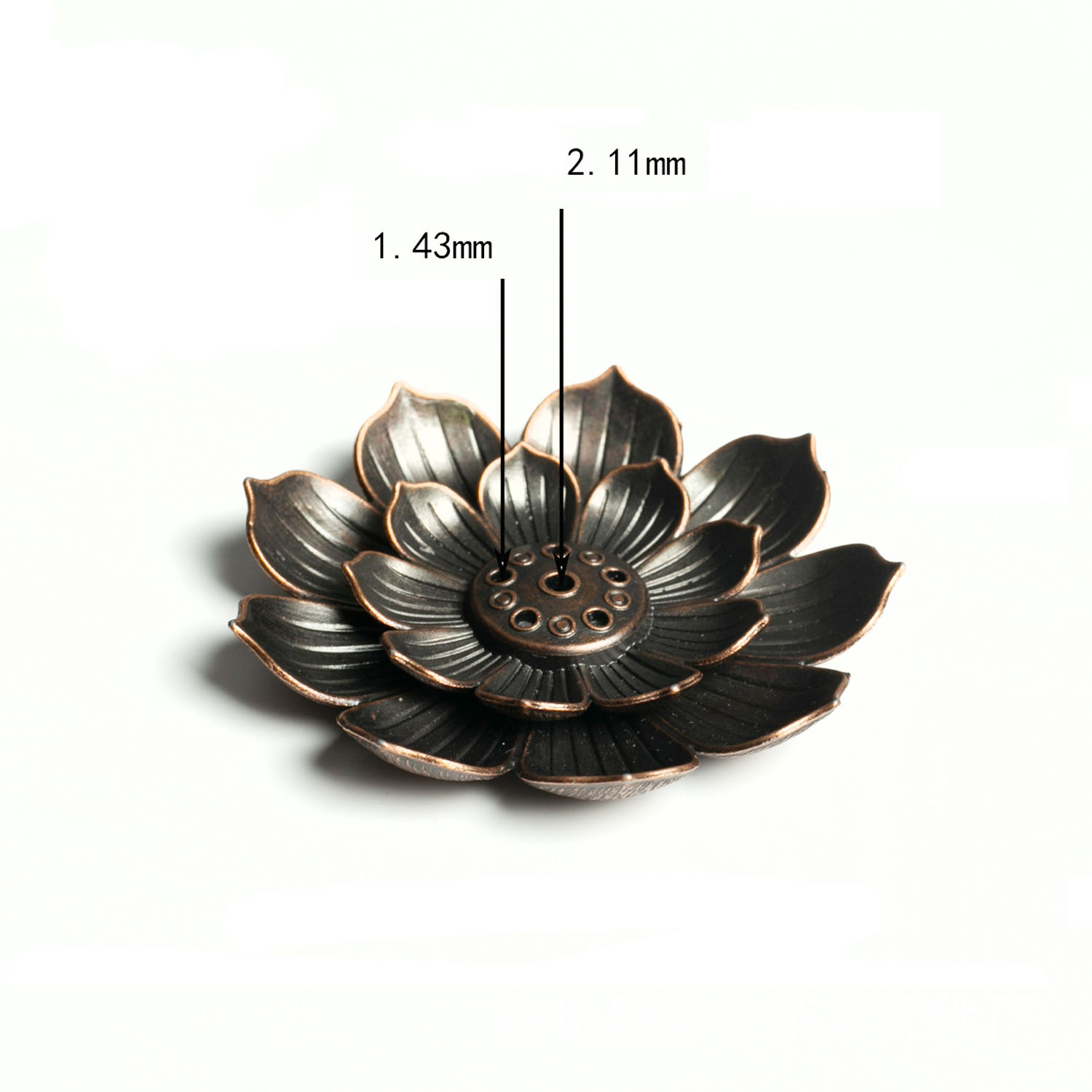 (Ø58mm) Räucherstäbchen Halter Home Deko Aschefänger - Lotusblume