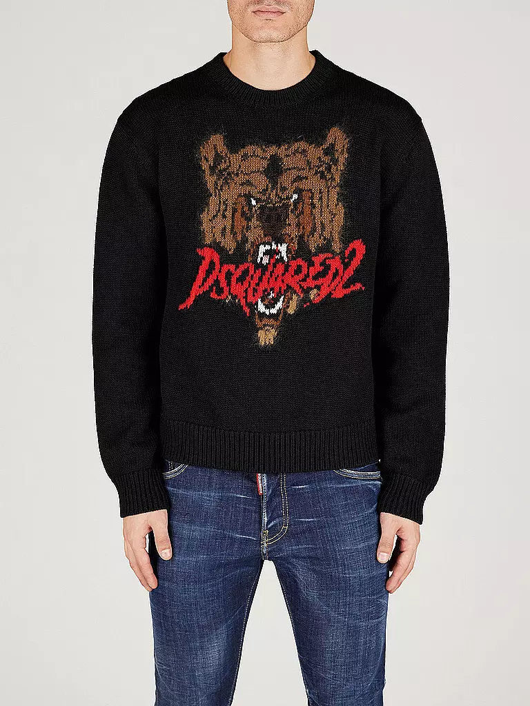 DSQUARED2 Sweater schwarz