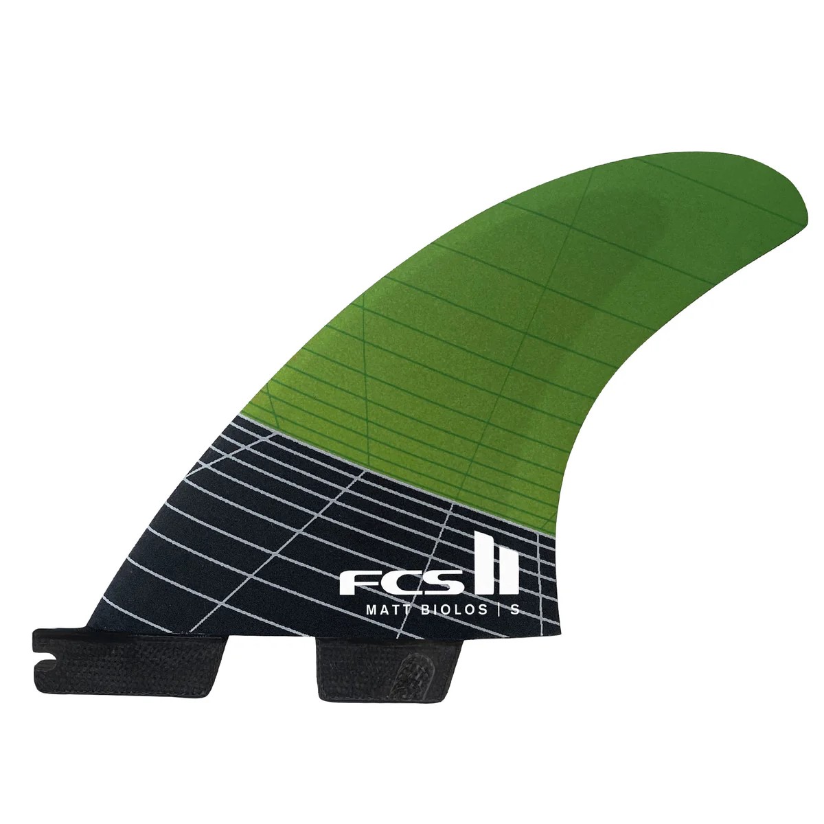 FCS FCS II - Matt Biolos  MB PC AirCore - Green - Small - Thruster