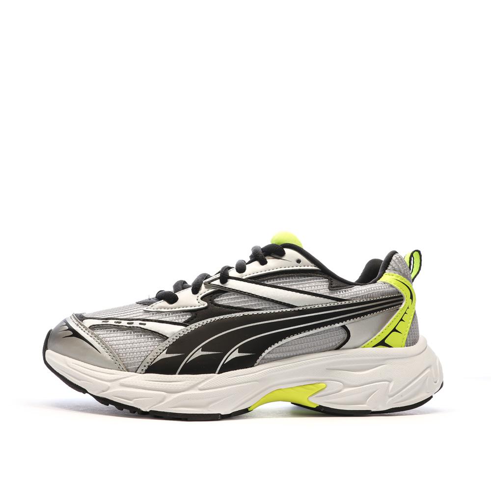 Puma Baskets Gris/Jaune/Noir Homme Puma Morphic Athletic