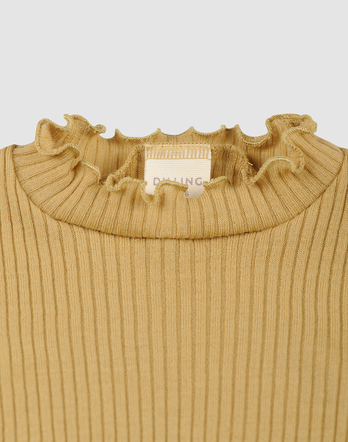 Shirt met ruches van merinowol voor kinderen