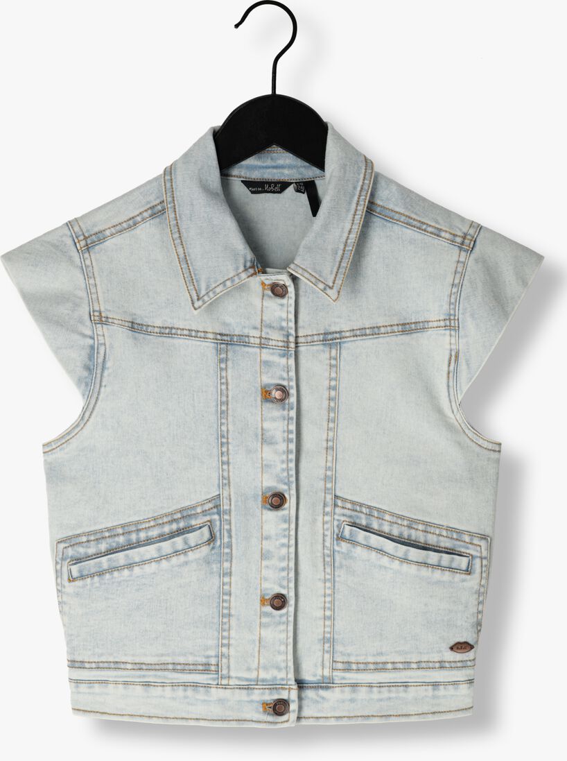 NOBELL lichtblauwe nobell gilet beat denim gilette