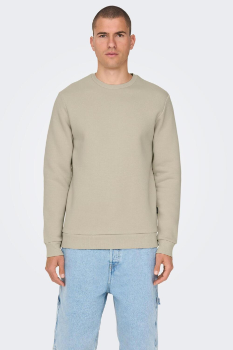 Only & Sons beige heren sweater