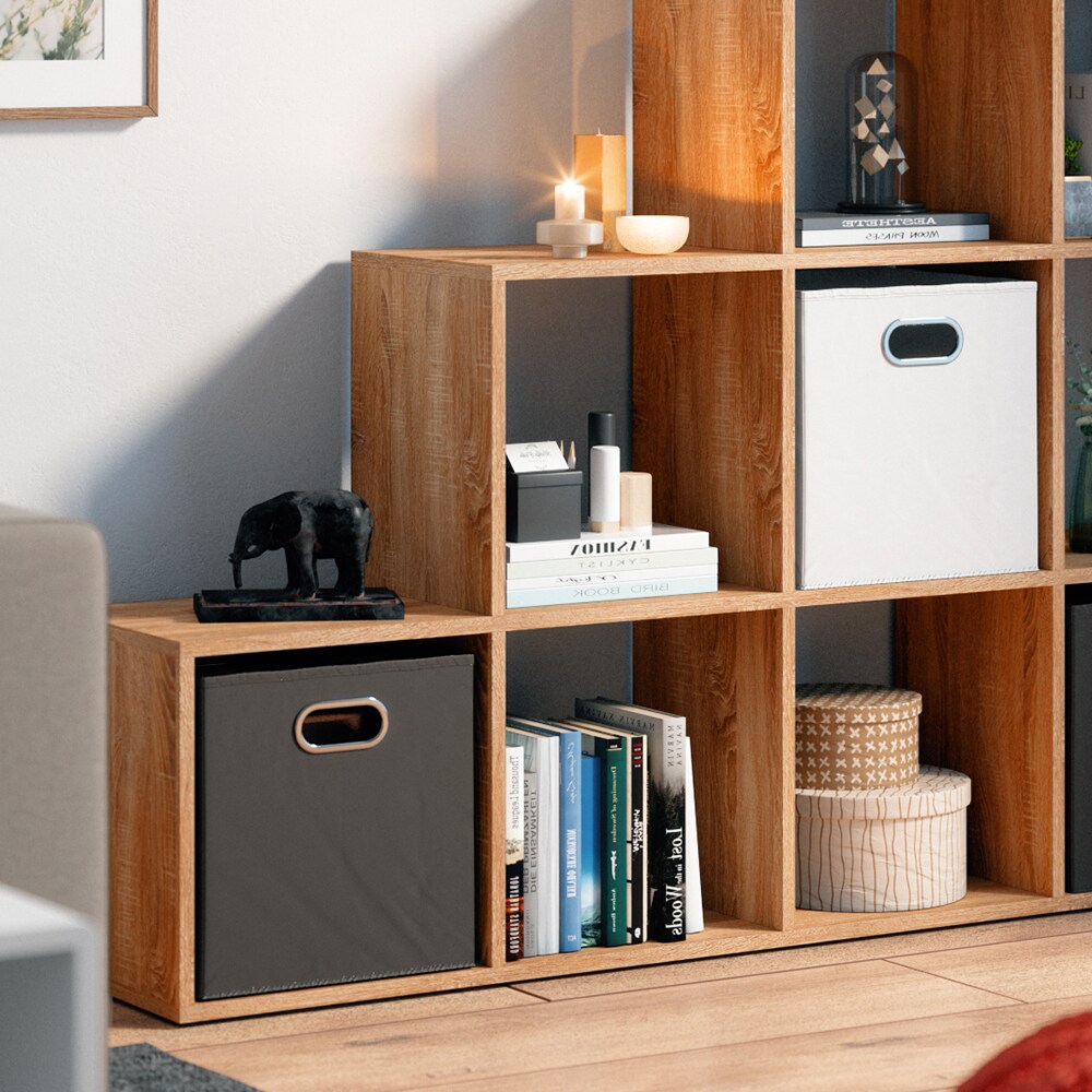 VICCO Treppenregal 10 Fächer Eiche Sonoma - Raumteiler Stufenregal Bücherregal