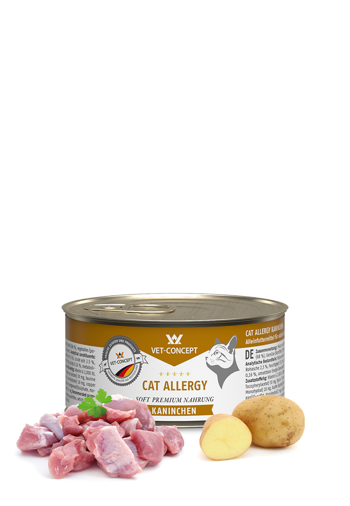 Katzenmenü Cat Allergy Kaninchen