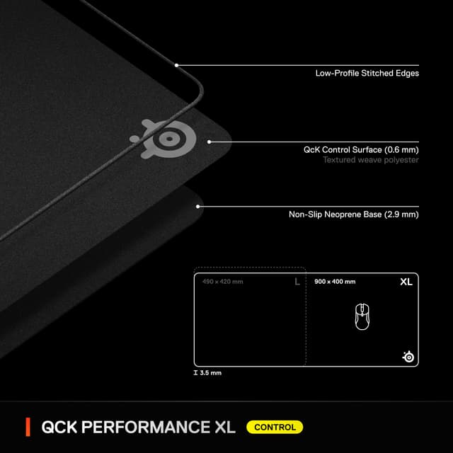 SteelSeries QCK Performance Control musemåtte