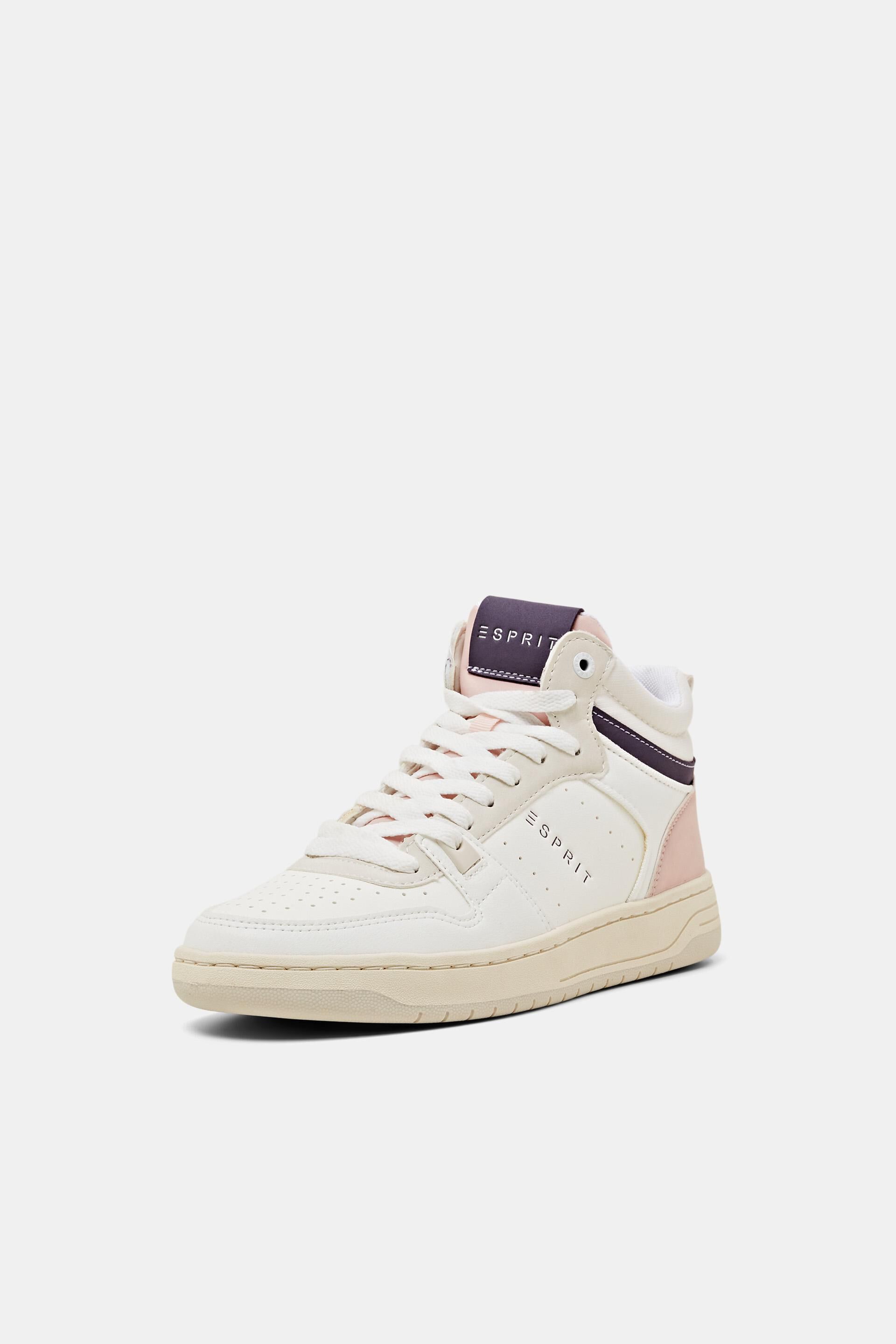 Sneakers montantes en similicuir