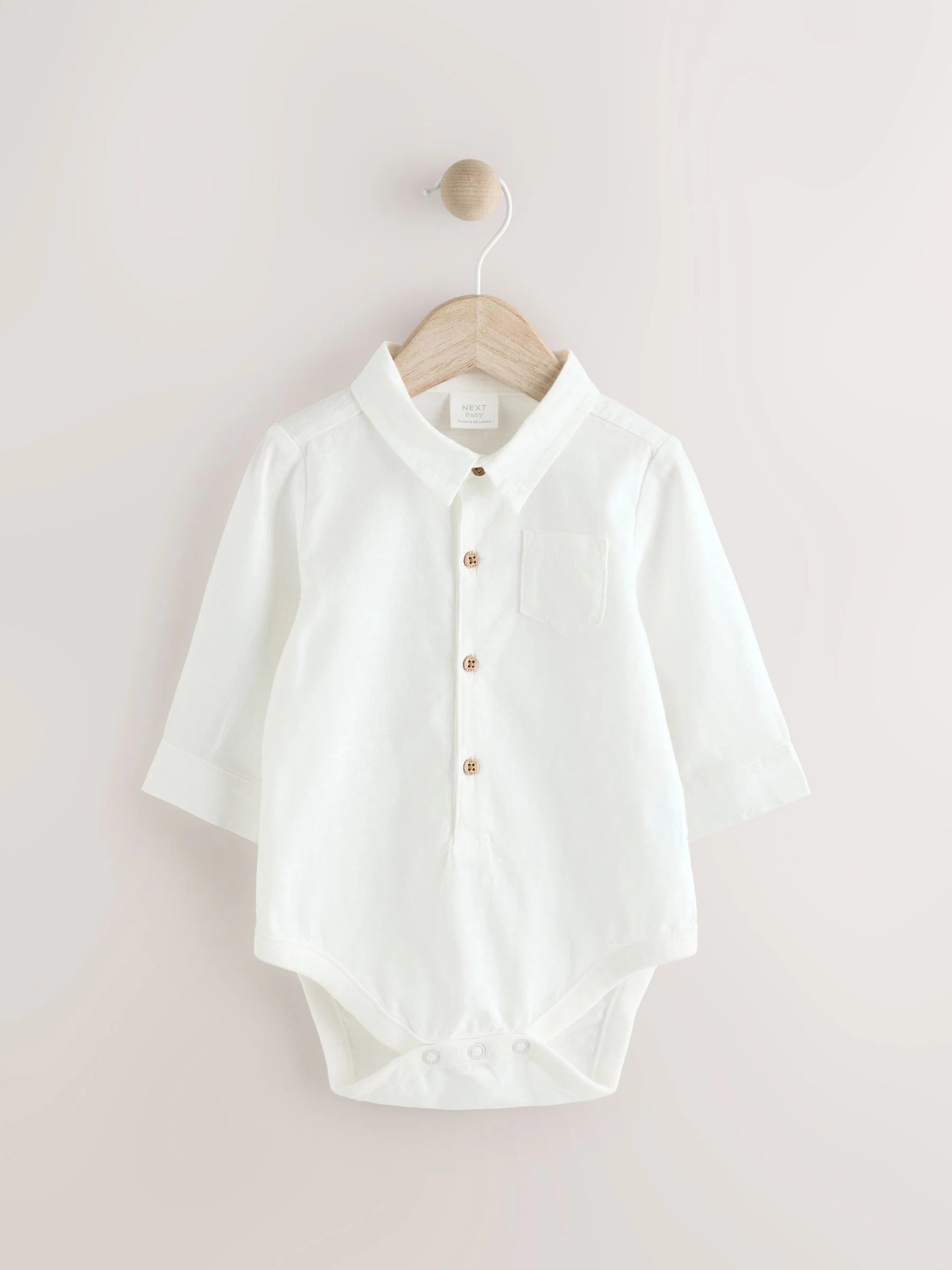 Grijs-groen - 3 -delige babyset van overhemd, broek en bretels (0mnd-2jr)