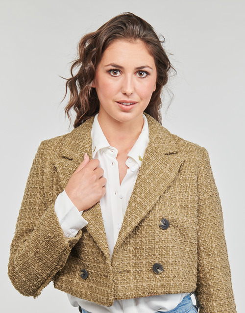 Only - ONLNEWKENNEDY BOUCLE BLAZER OTW - Marron