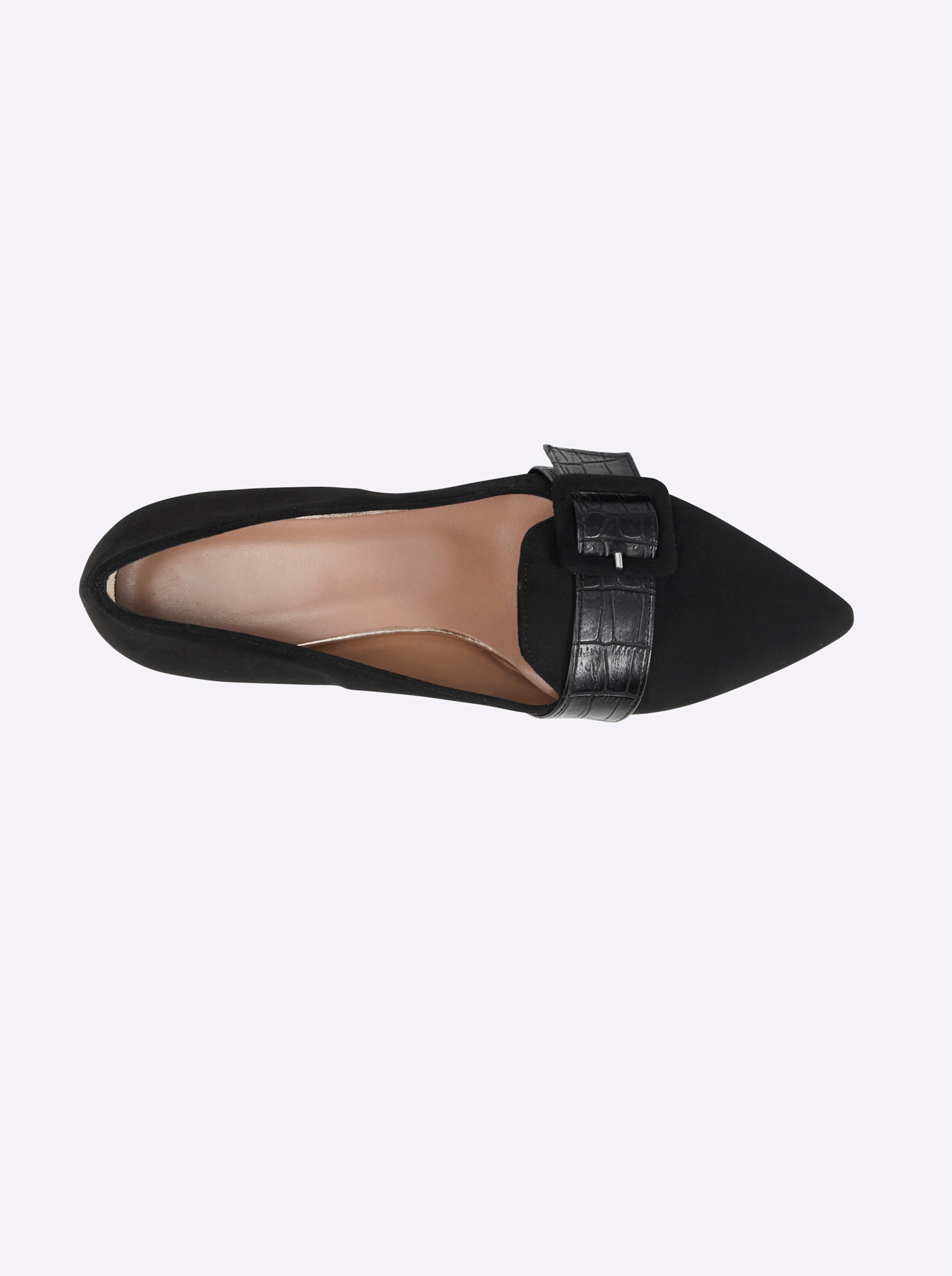 heine Slipper in schwarz