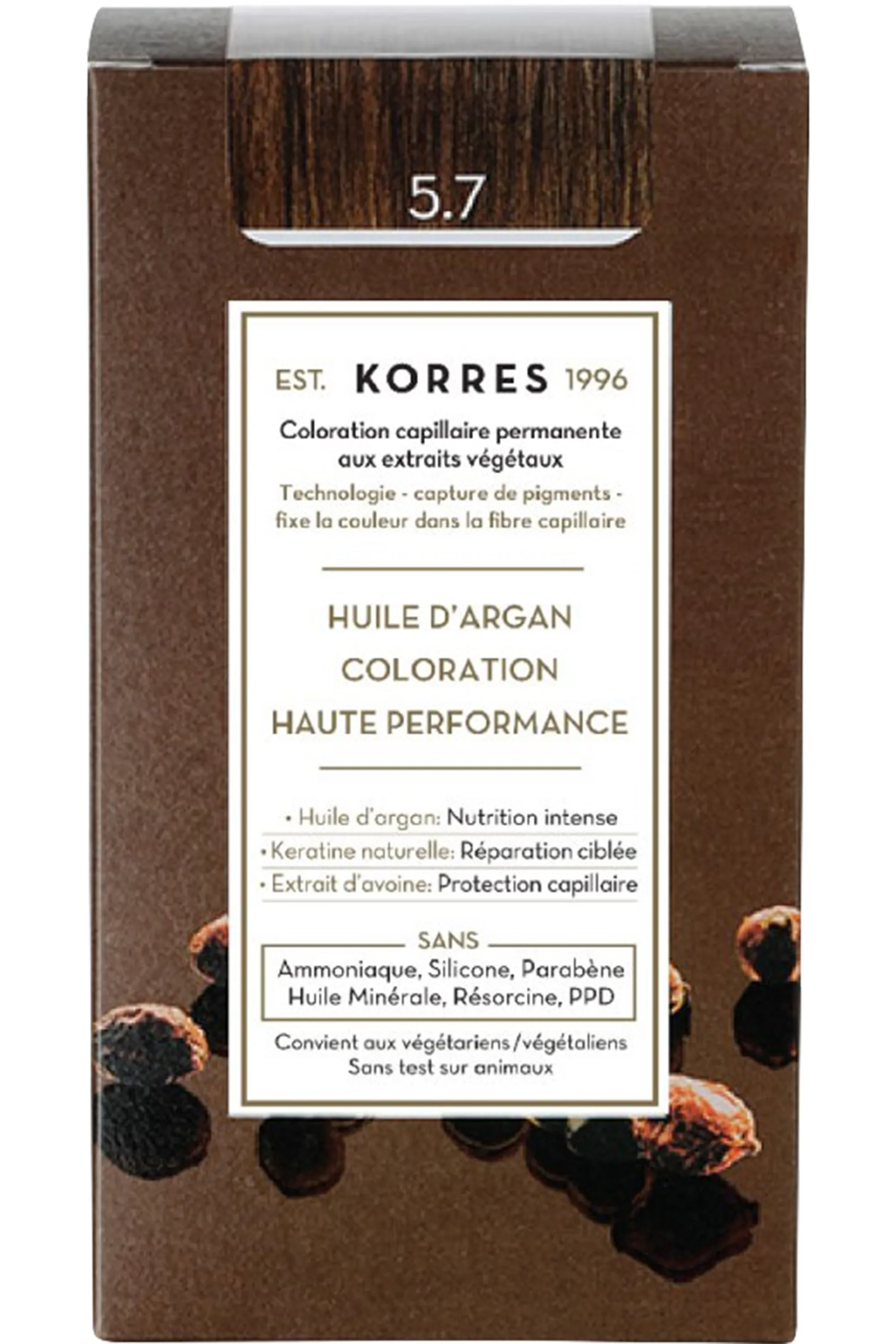 Korres Coloration permanente huile d’argan