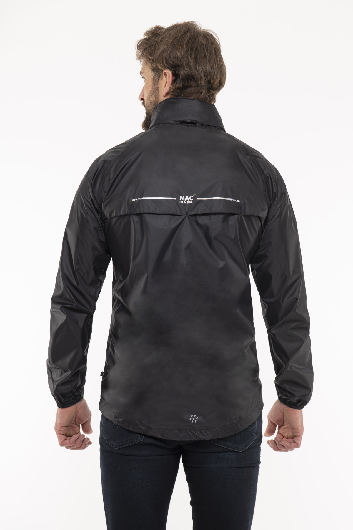 Mac in a Sac black unisex regenjas