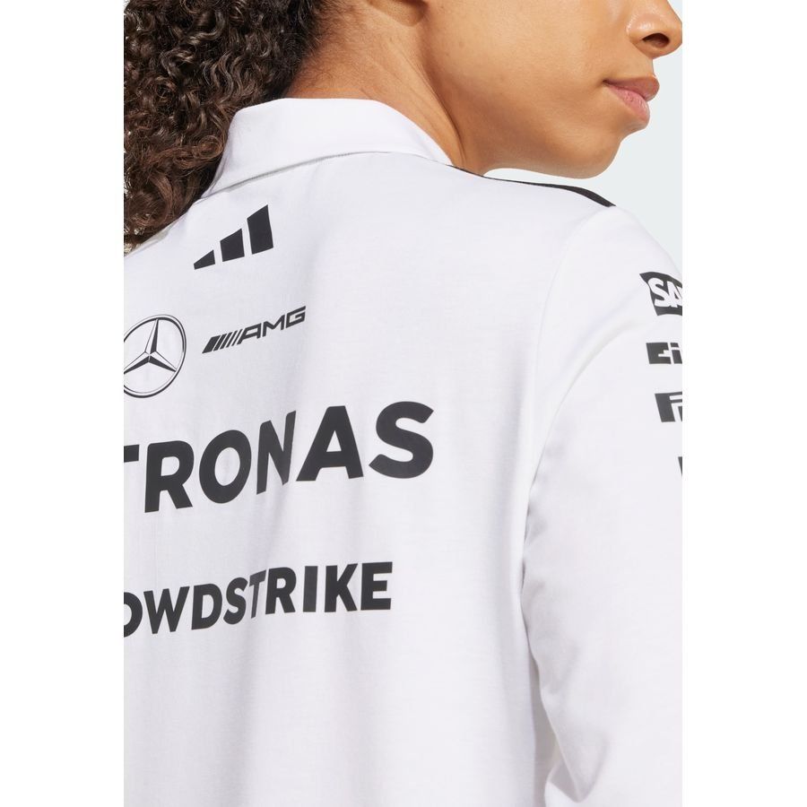 Adidas Polo manches longues d'équipe Mercedes - AMG Petronas Formula One Team