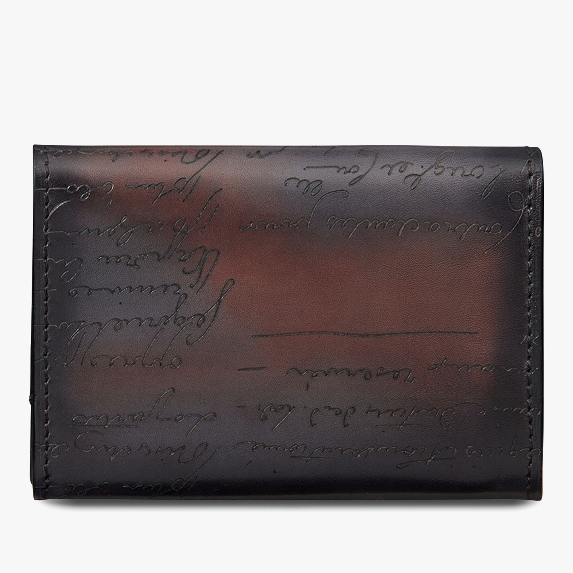 Porte-Cartes Imbuia En Cuir Scritto
