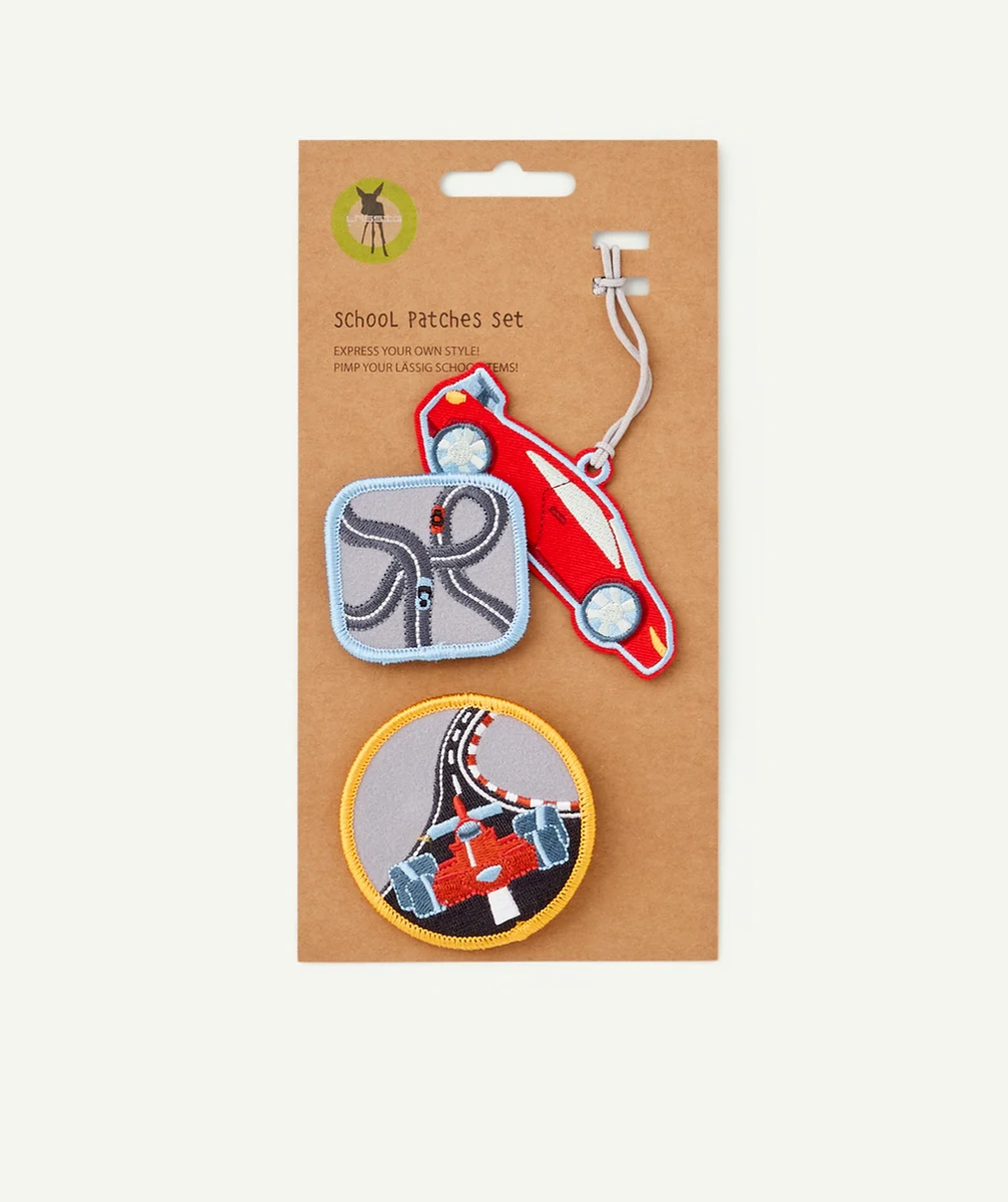 LASSIGSET DE PATCH ET ÉCUSSONS VOITURE DE COURSE