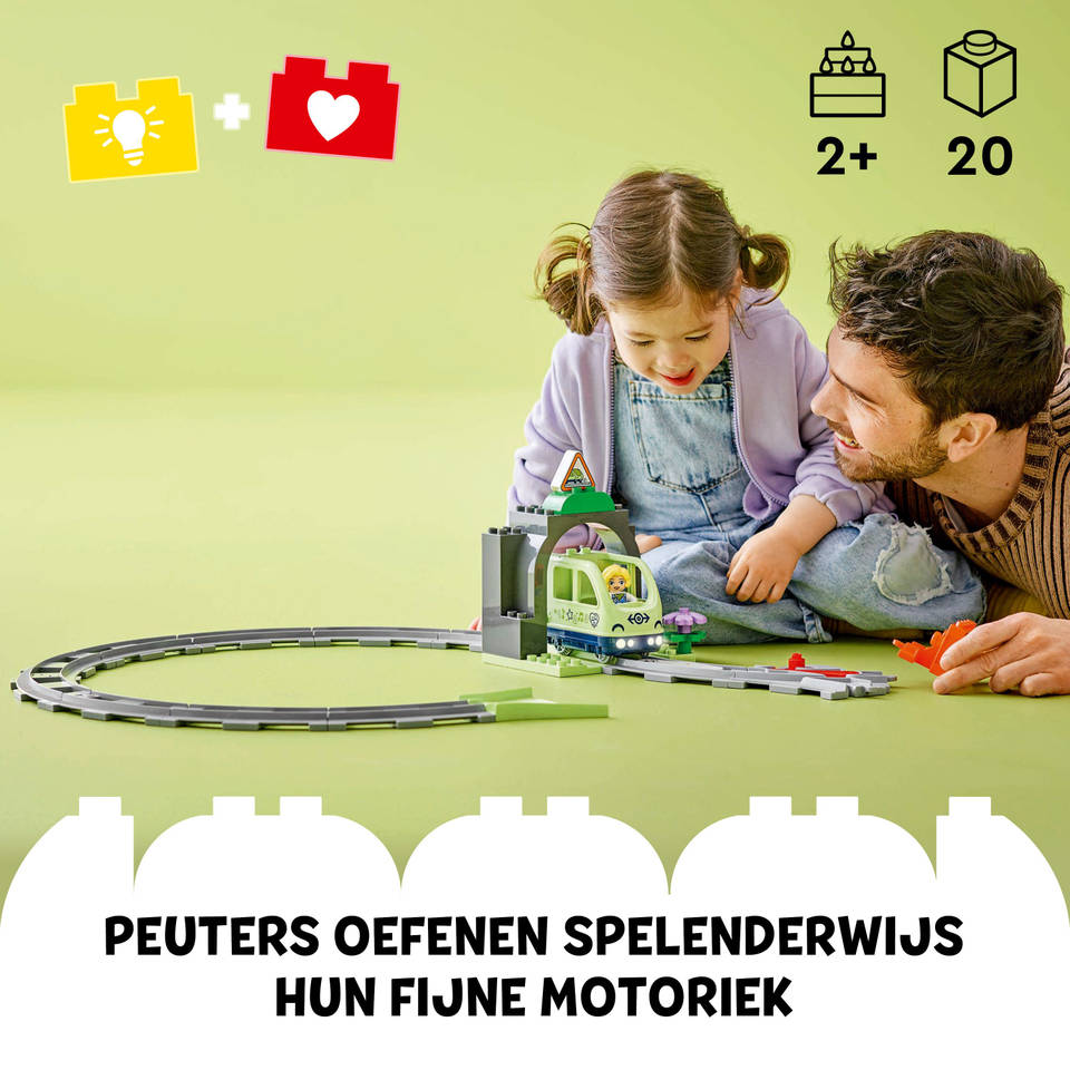 LEGO DUPLO treintunnel en rails uitbreidingsset 10425
