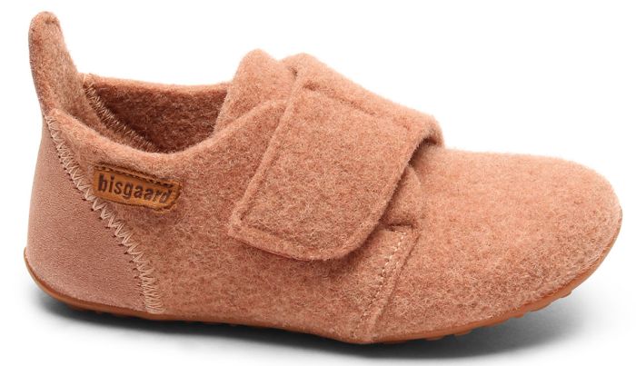 Uldhjemmesko m/Velcro
