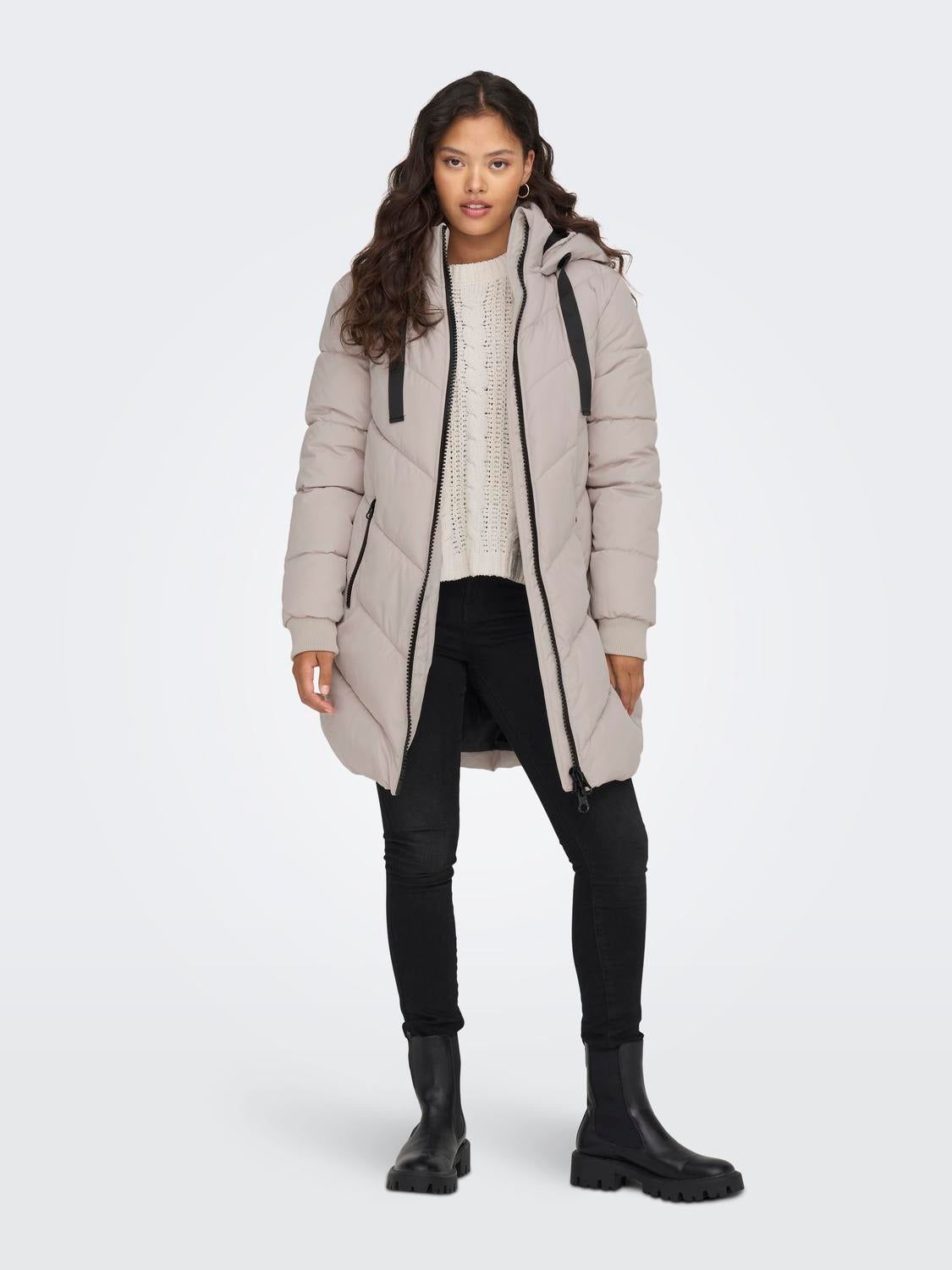 JDYSKYLAR Langer Parka Chateau Gray