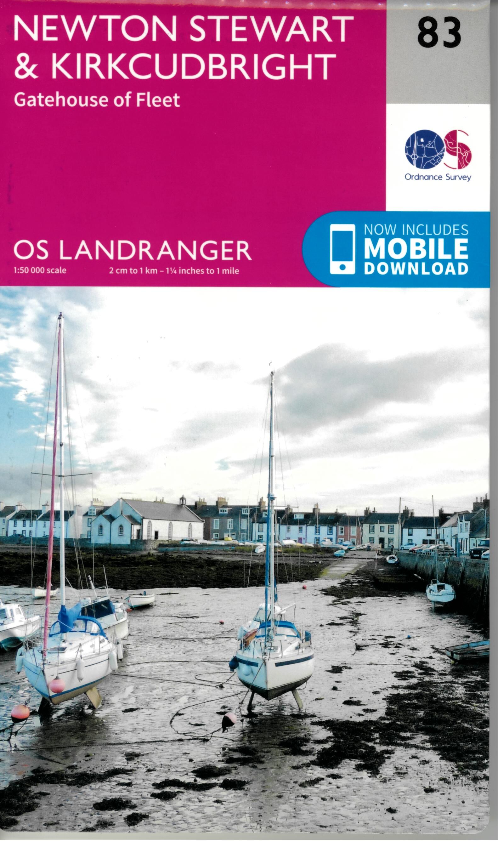 ORDNANCE SURVEY - 83 GB NEWTON STEWART 1 50 000