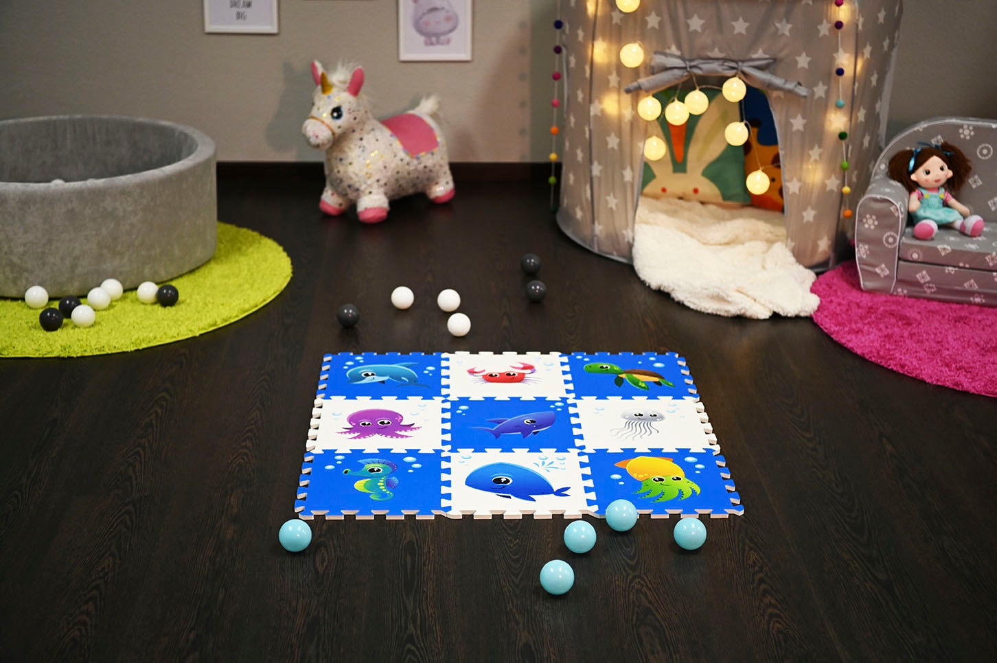 Knorrtoys® Puzzle »Meereswelt« Puzzlematte, Bodenpuzzle