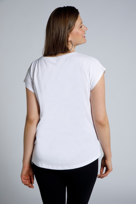 T-Shirt, Oversized, Rundhalsausschnitt, Halbarm, Doppelpack