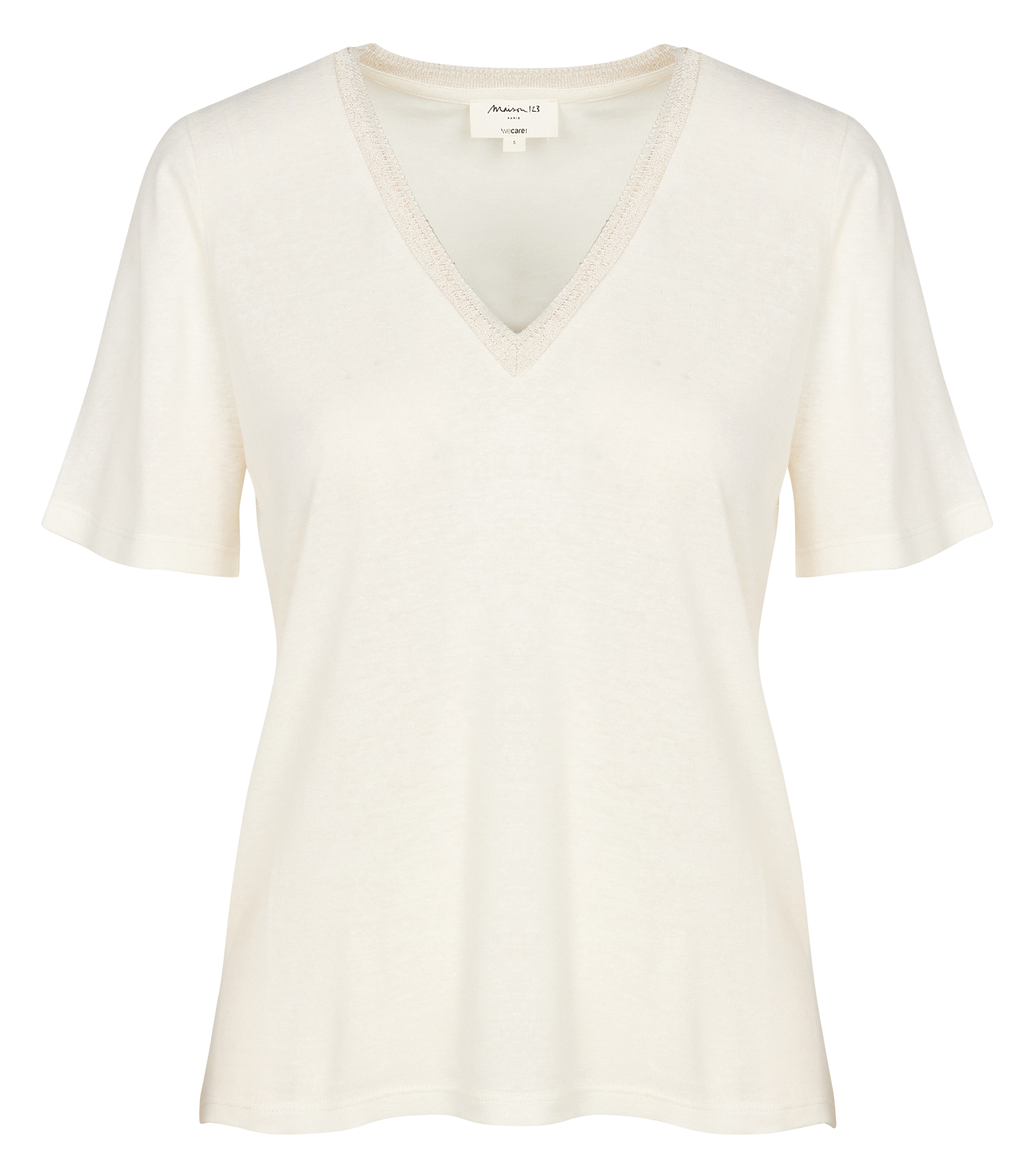 DENICE - Tee-shirt manches courtes| Blanc
