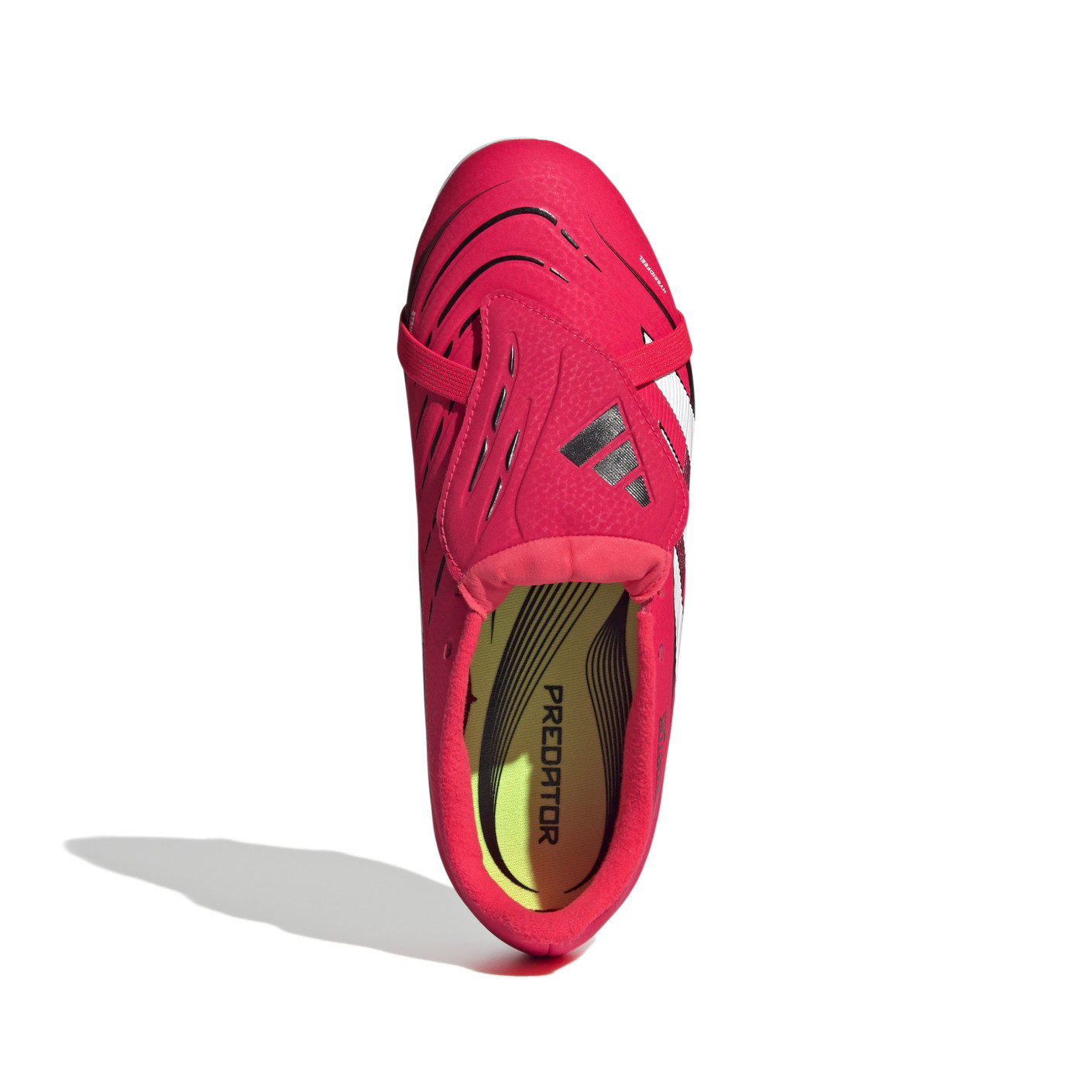 Adidas Predator League FT Gras Voetbalschoenen (FG) Kids Rood Wit Zwart