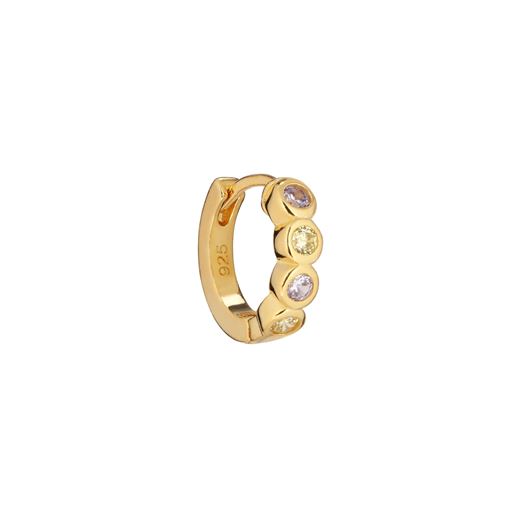 The Earring Shop Ellie Huggie Creol, Guld