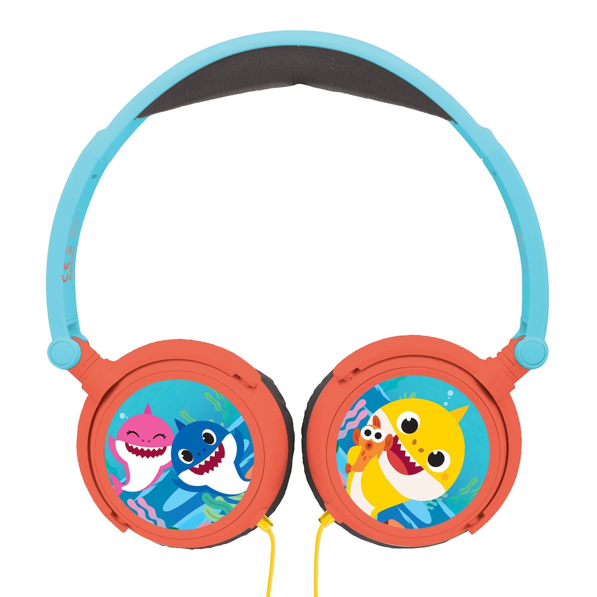 Baby Shark Stereo Wired sammenleggbare hodetelefoner