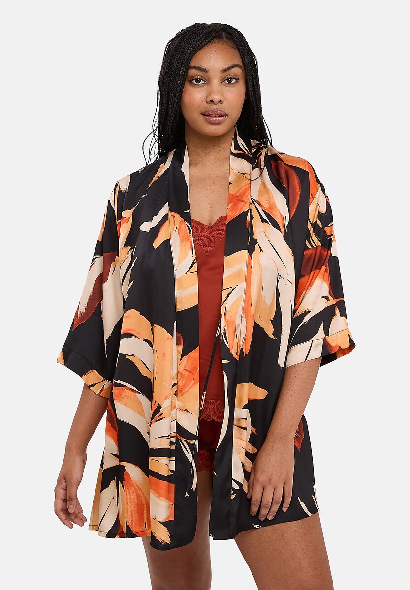 SEM COMPLEXO<br>Kimono com mangas PURE CHIC