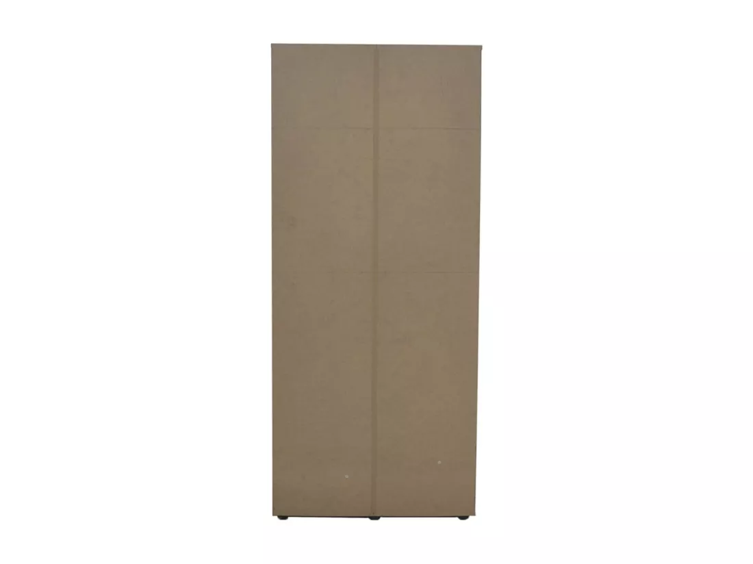 Armoire 4 portes avec 2 miroirs TOM – Dimensions H185 x L160 x P52 cm – Coloris blanc – Style design