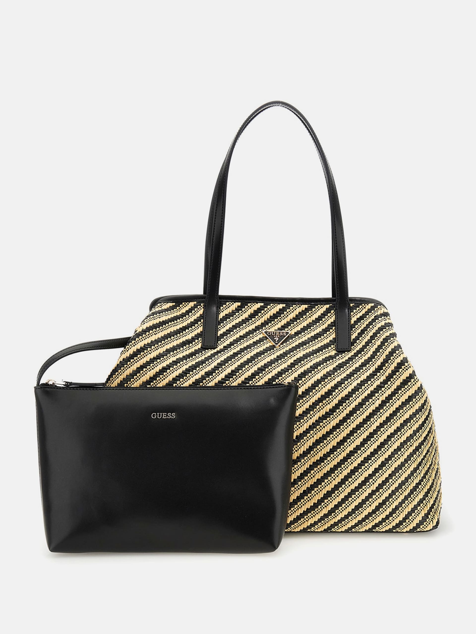 Conjunto de sacolas de palha trançada Vikky