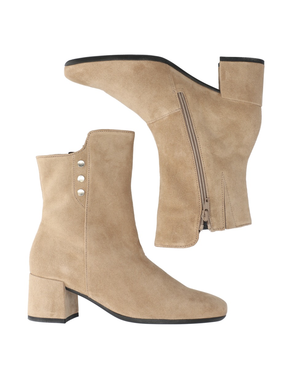 Veloursleder Stiefelette