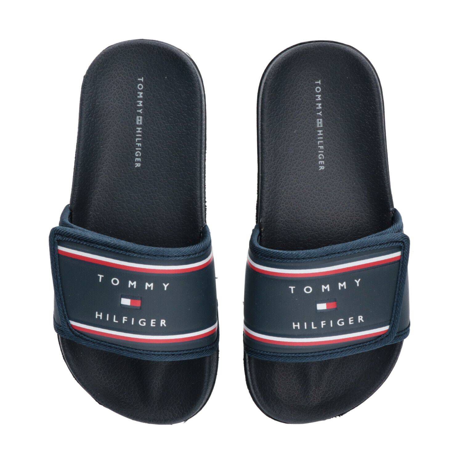 Tommy Hilfiger| Kinder Badelatschen MAXI VELCRO POOL SLIDE