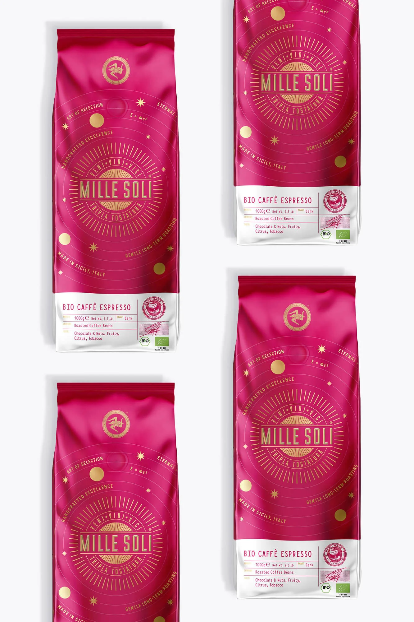 Mille Soli Caffe Espresso Bio Vorteilspaket 4kg
