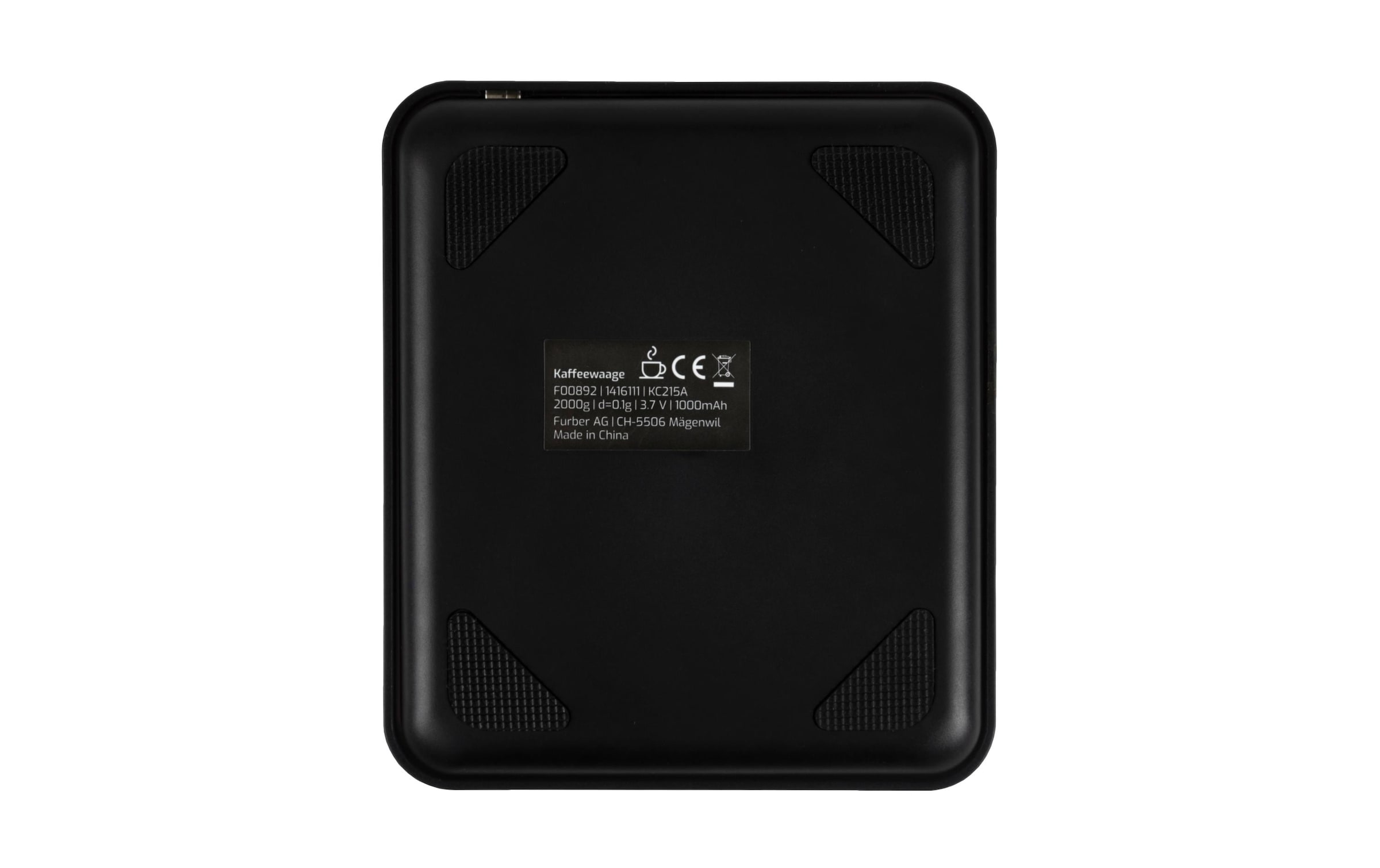FURBER Küchenwaage »Quadro 2 Schwarz«