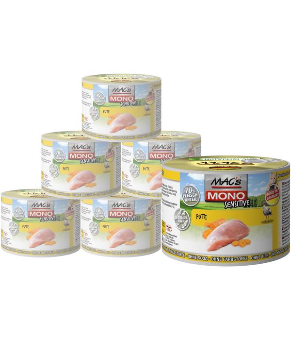 MAC's CAT Nassfutter für Katzen Sensitive, 6