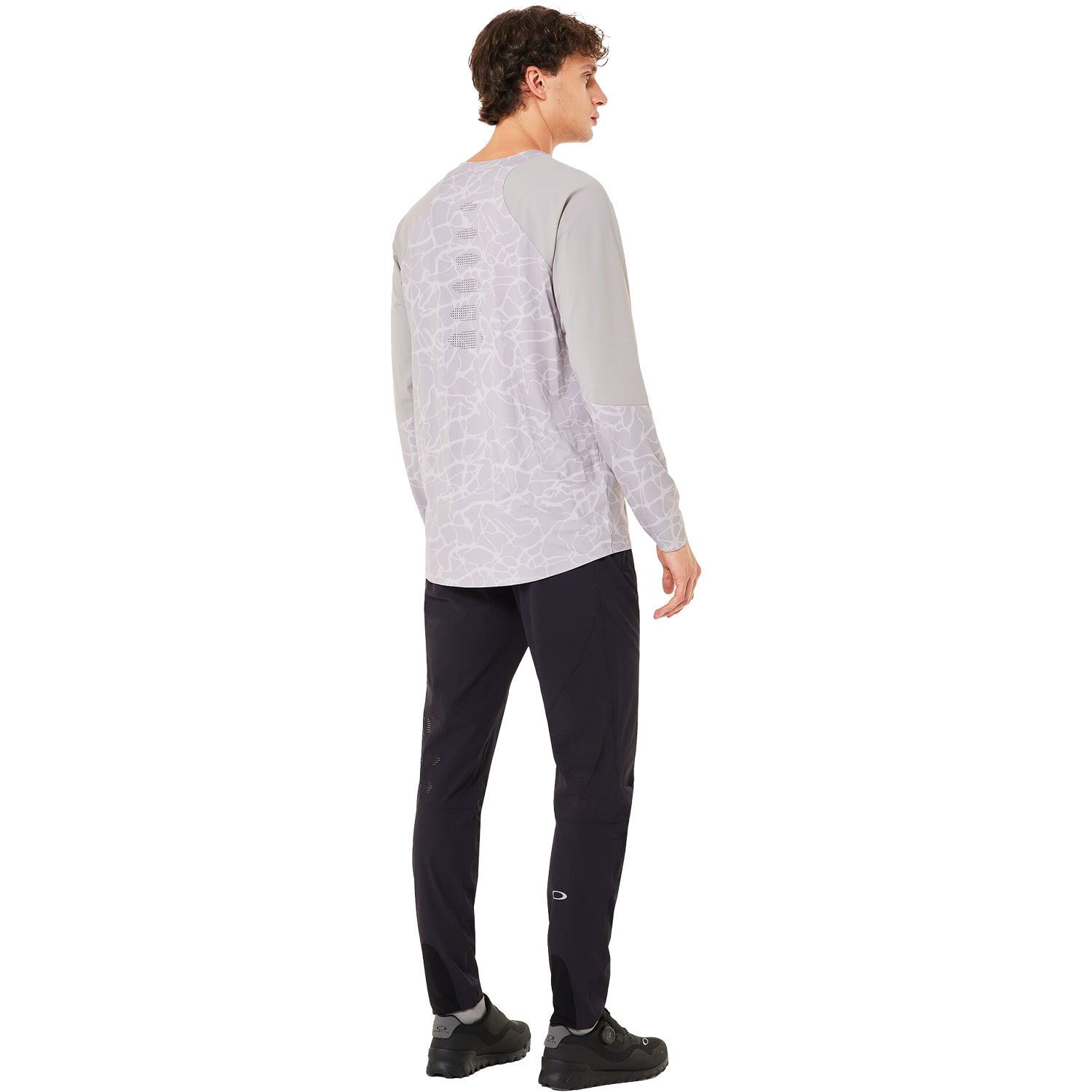 Oakley Seeker Airline Longsleeve Radtrikot Herren neuron cement