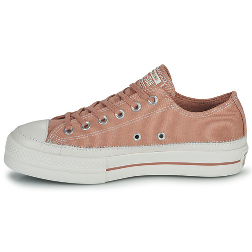 Converse - CHUCK TAYLOR ALL STAR LIFT PLATFORM MIXED MATERIAL - Vieux Rose